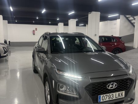 Hyundai Kona segunda mano Zaragoza vista frontal en concesionario SZ Motor Miguel Servet